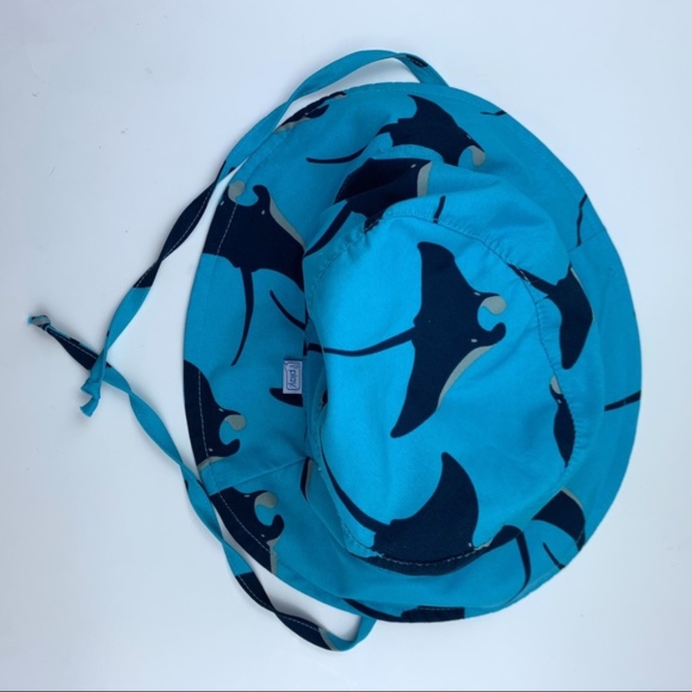 iPlay infants' beach hat sting ray teal navy blue - Picture 1 of 7